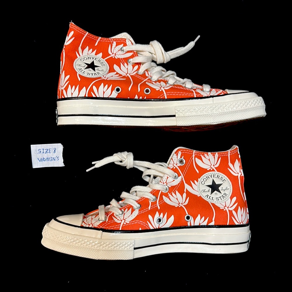 Converse Summer Spirit Bright Poppy High Tops | Women’s Sz 8